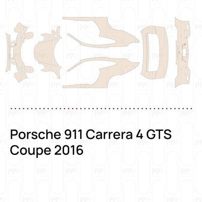 Pre-Cut PPF Porsche 911 Carrera 4 GTS Coupe 2016