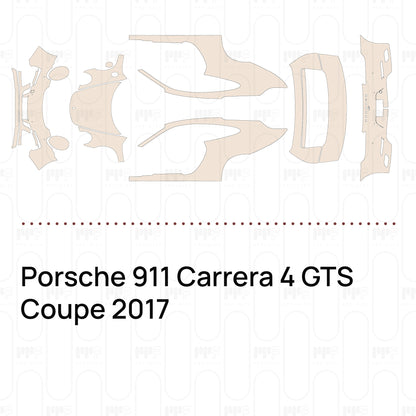 Pre-Cut PPF Porsche 911 Carrera 4 GTS Coupe 2017