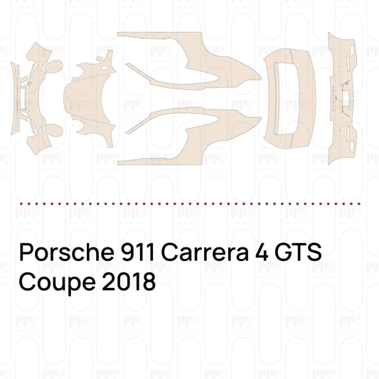 Pre-Cut PPF Porsche 911 Carrera 4 GTS Coupe 2018