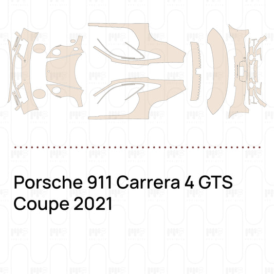 Pre-Cut PPF Porsche 911 Carrera 4 GTS Coupe 2021