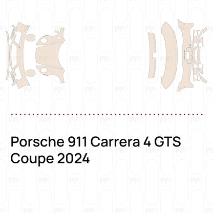 Pre-Cut PPF Porsche 911 Carrera 4 GTS Coupe 2024