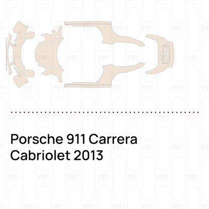 Pre-Cut PPF Porsche 911 Carrera Cabriolet 2013