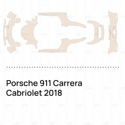 Pre-Cut PPF Porsche 911 Carrera Cabriolet 2018