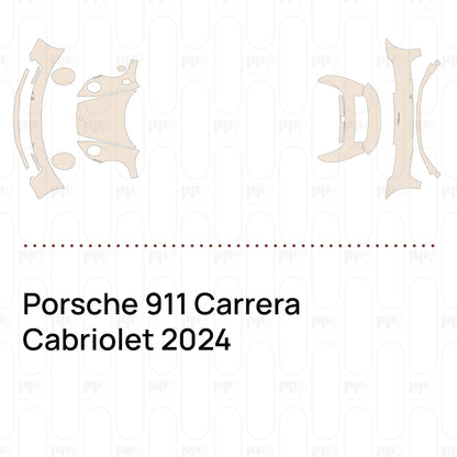 Pre-Cut PPF Porsche 911 Carrera Cabriolet 2024