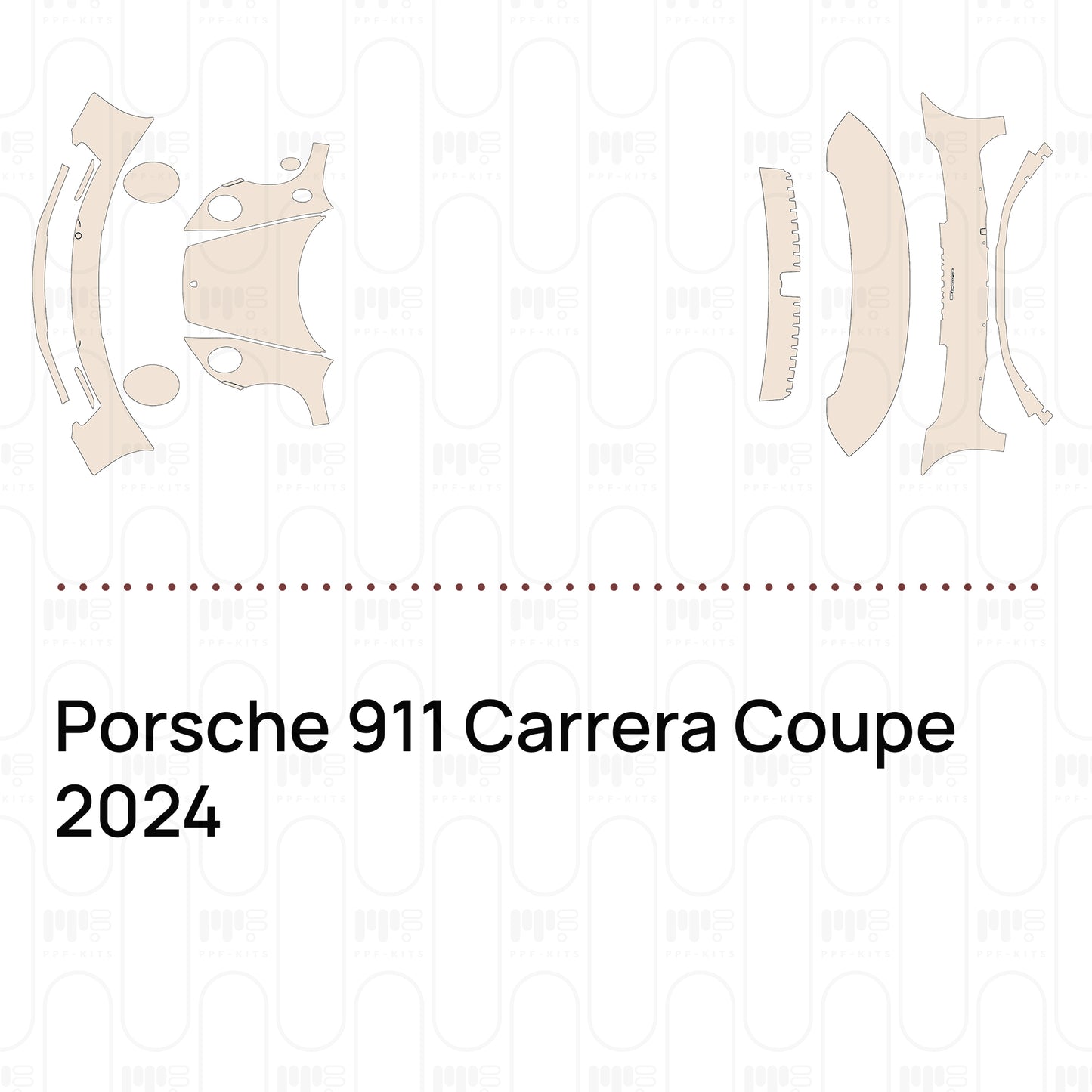 Pre-Cut PPF Porsche 911 Carrera Coupe 2024