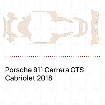 Pre-Cut PPF Porsche 911 Carrera GTS Cabriolet 2018