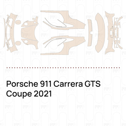 Pre-Cut PPF Porsche 911 Carrera GTS Coupe 2021