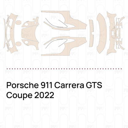 Pre-Cut PPF Porsche 911 Carrera GTS Coupe 2022