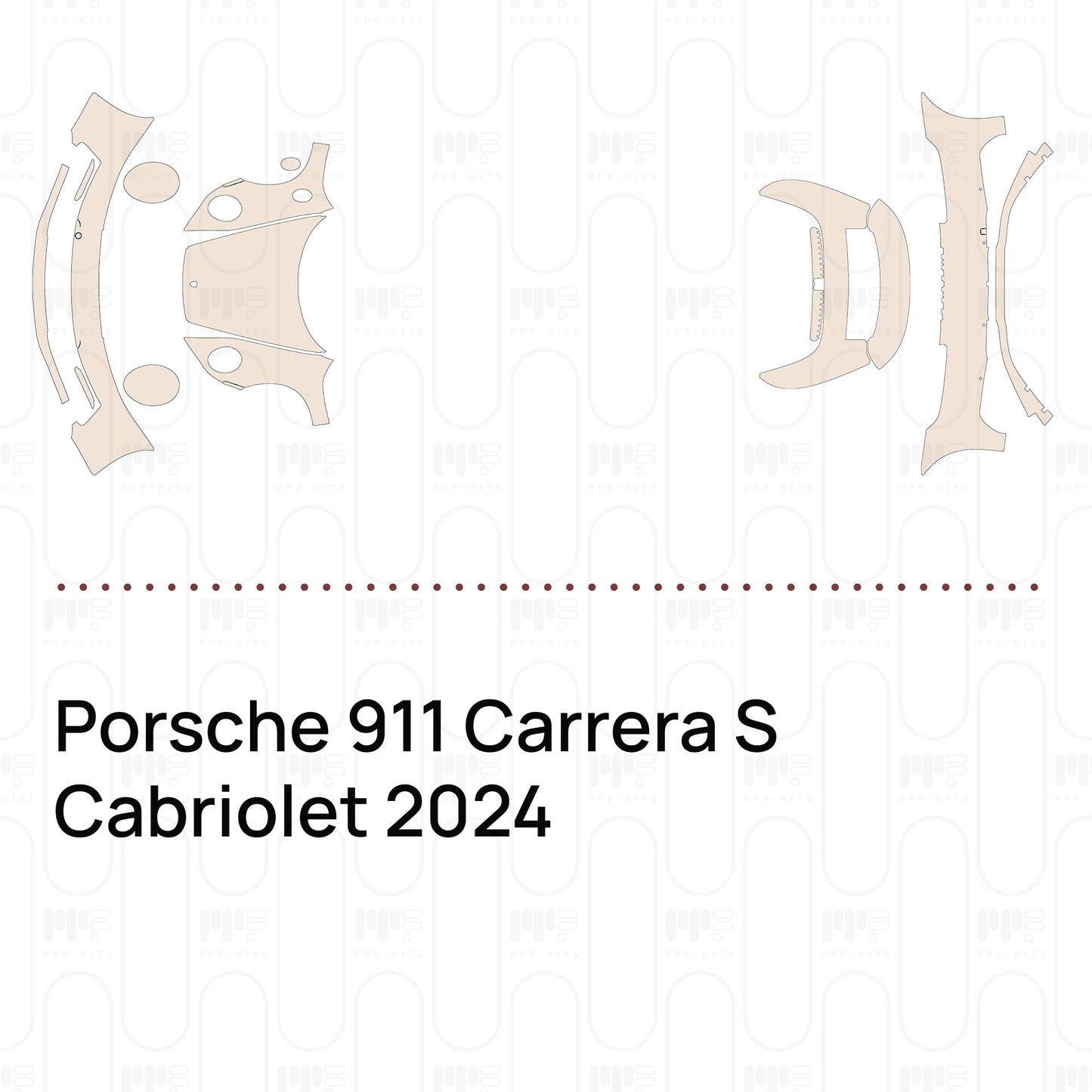 Pre-Cut PPF Porsche 911 Carrera S Cabriolet 2024