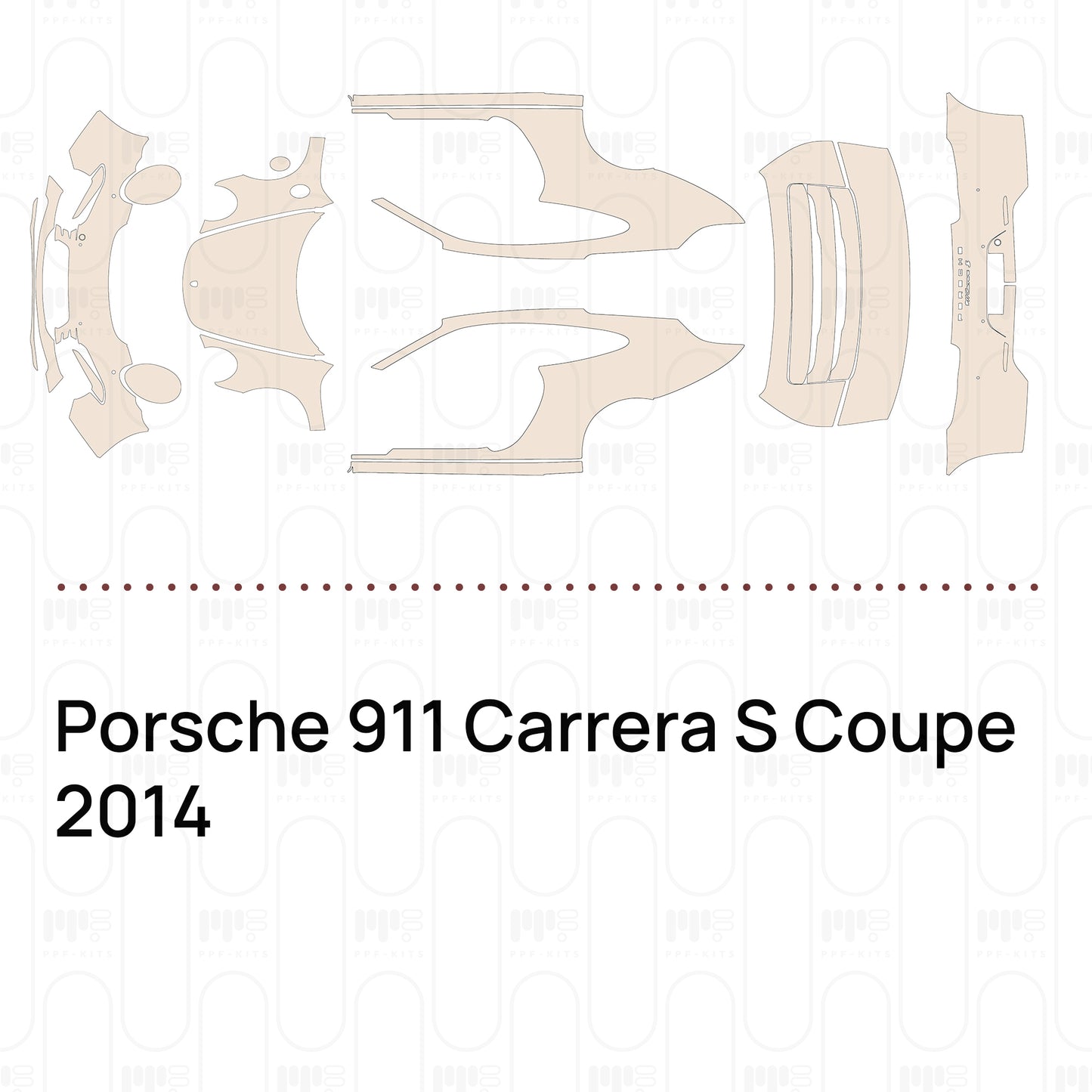 Pre-Cut PPF Porsche 911 Carrera S Coupe 2014