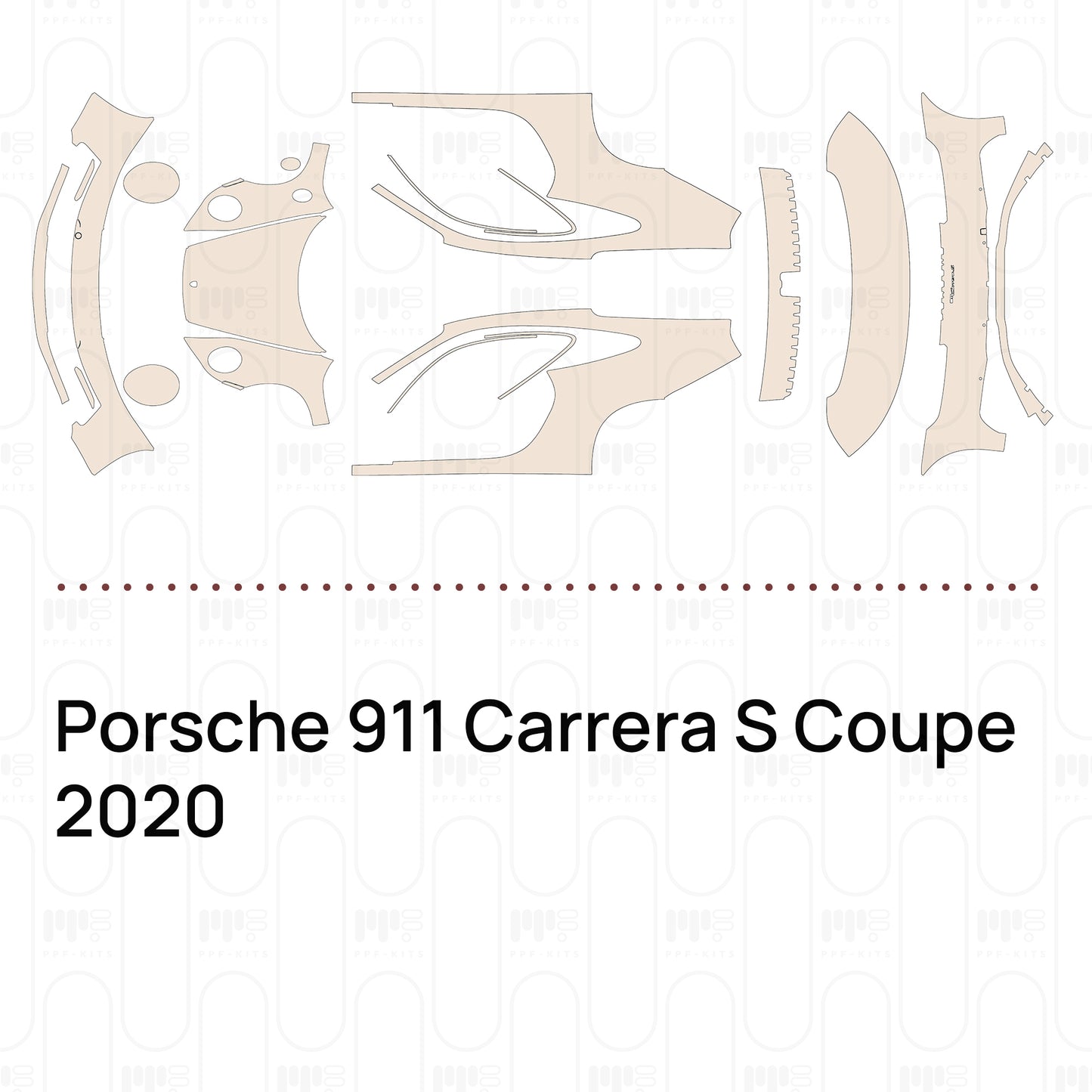 Pre-Cut PPF Porsche 911 Carrera S Coupe 2020