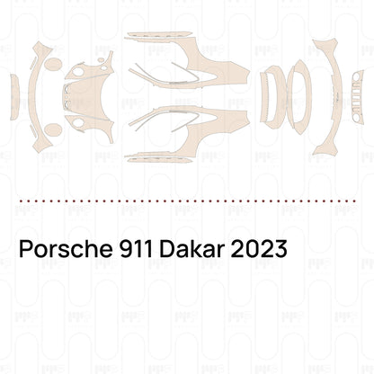 Pre-Cut PPF Porsche 911 Dakar 2023