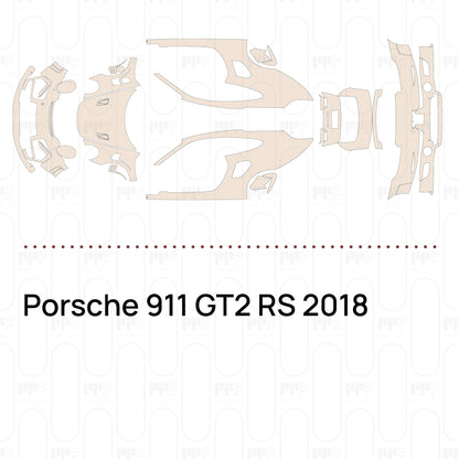Pre-Cut PPF Porsche 911 GT2 RS 2018