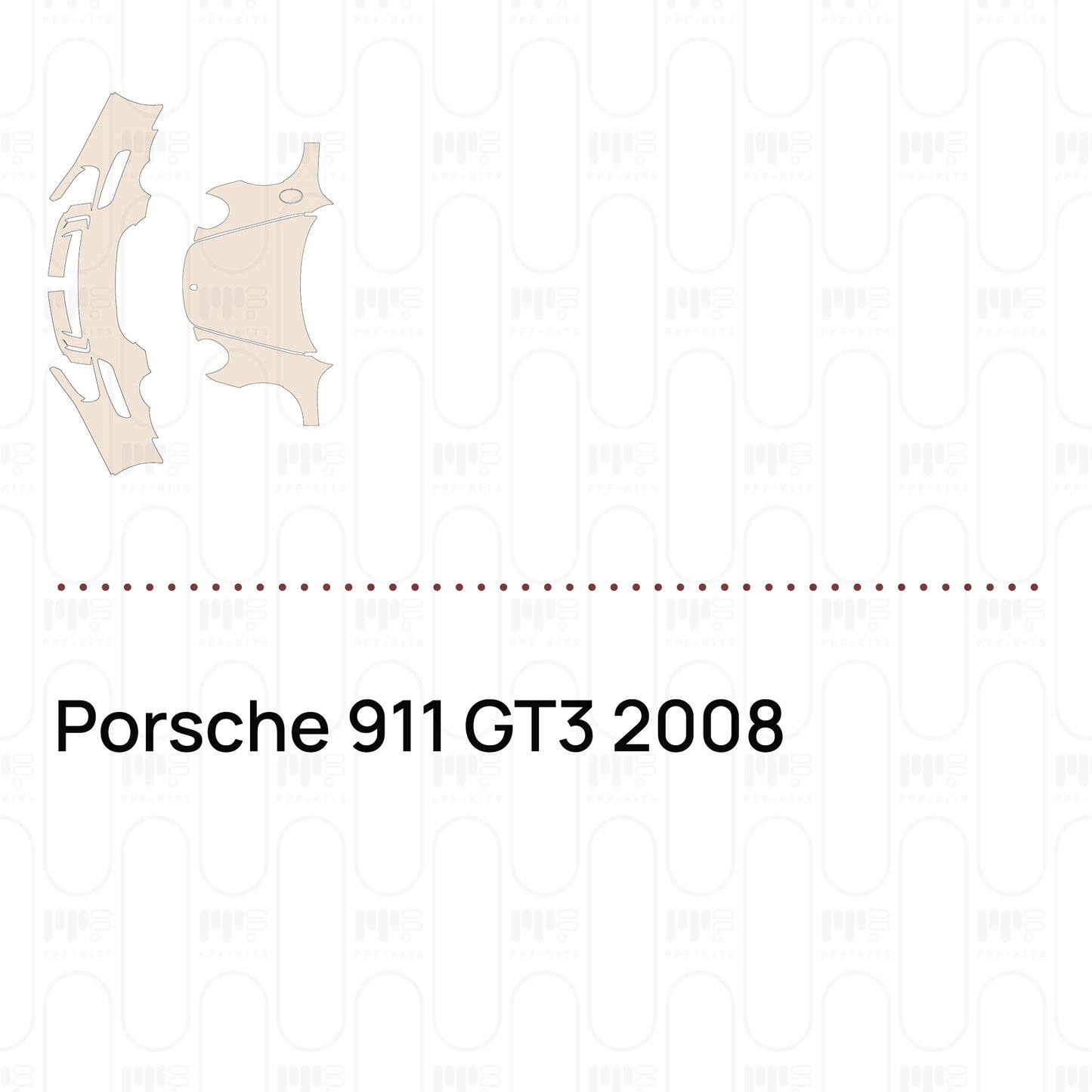 Pre-Cut PPF Porsche 911 GT3 2008