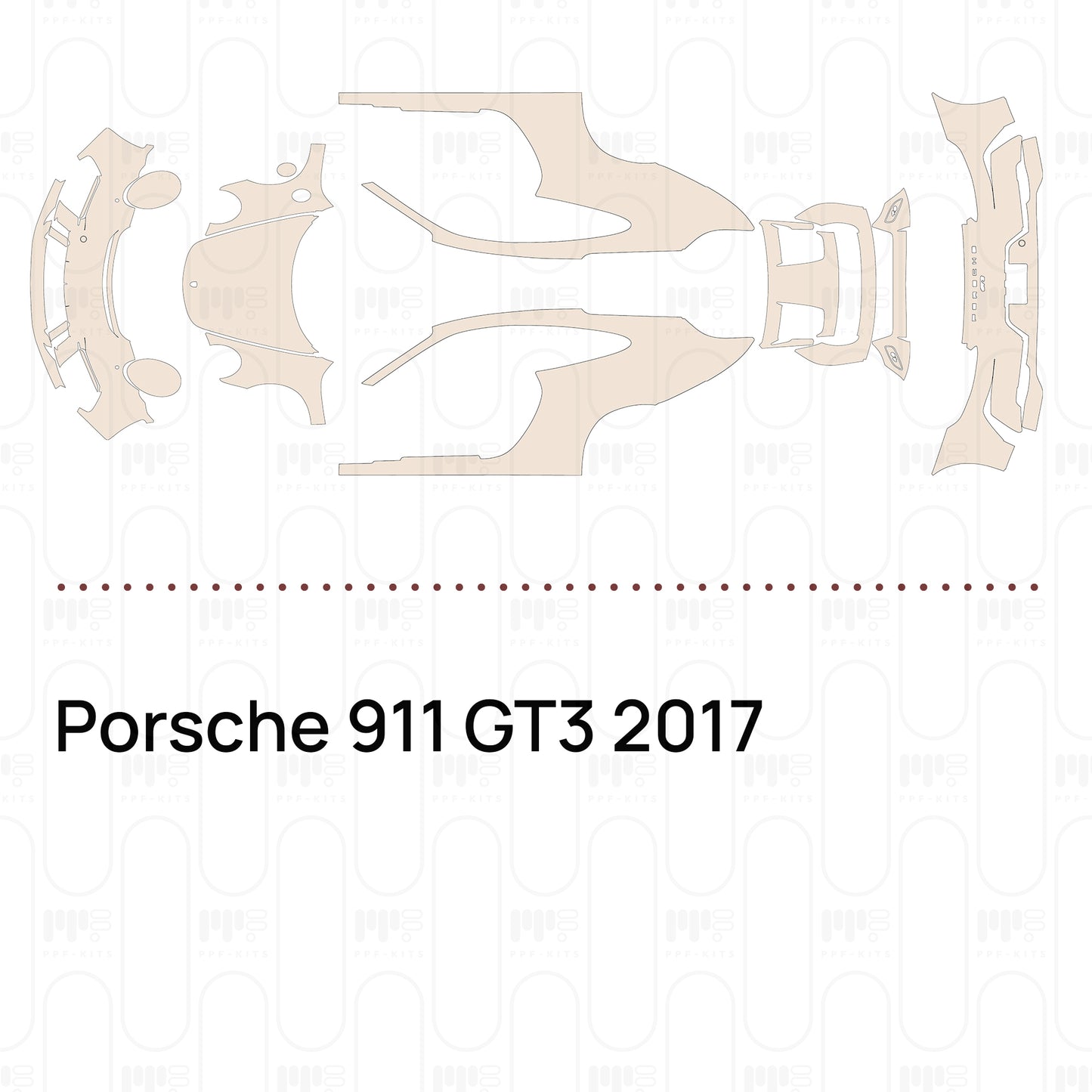 Pre-Cut PPF Porsche 911 GT3 2017