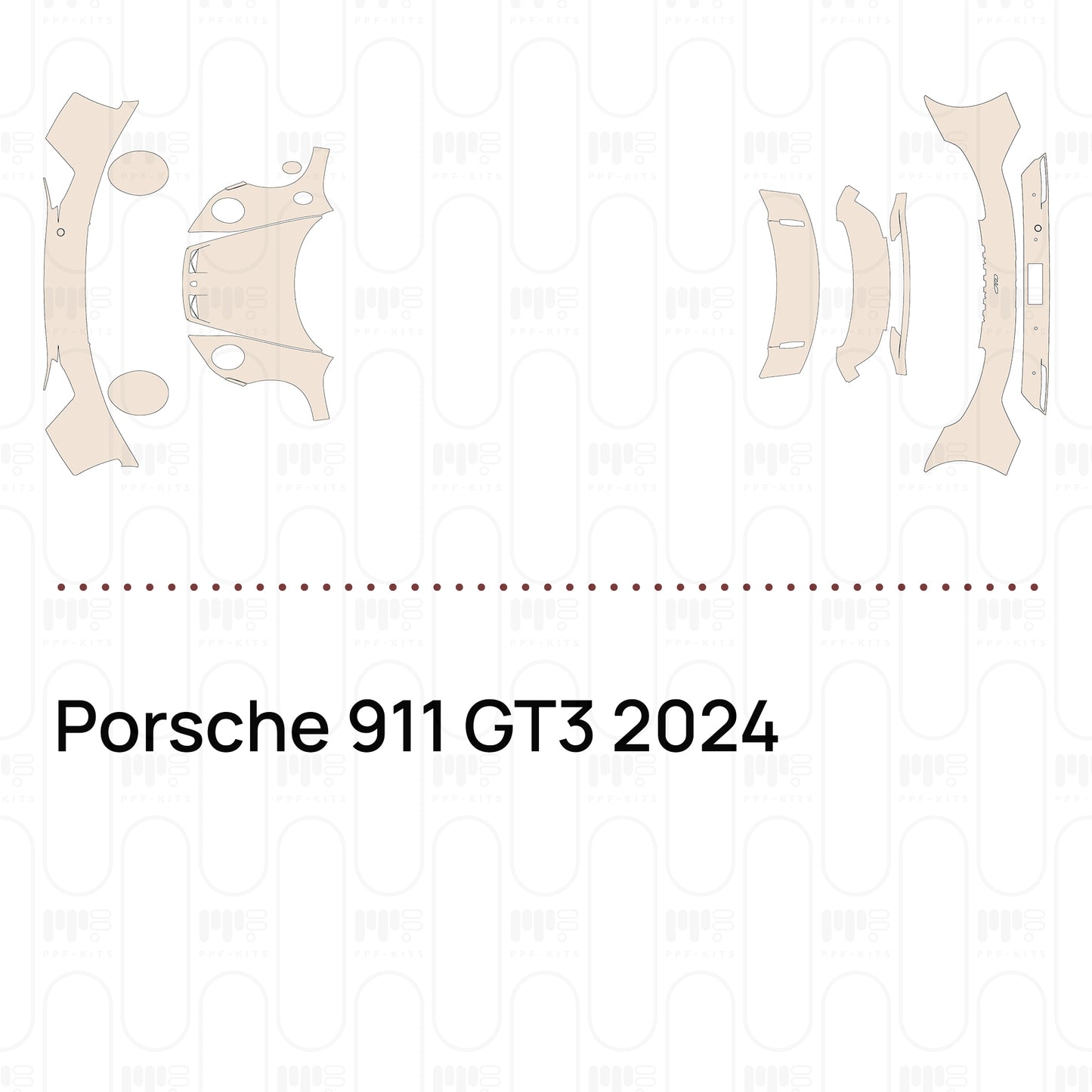 Pre-Cut PPF Porsche 911 GT3 2024