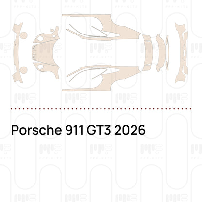 Pre-Cut PPF Porsche 911 GT3 2026