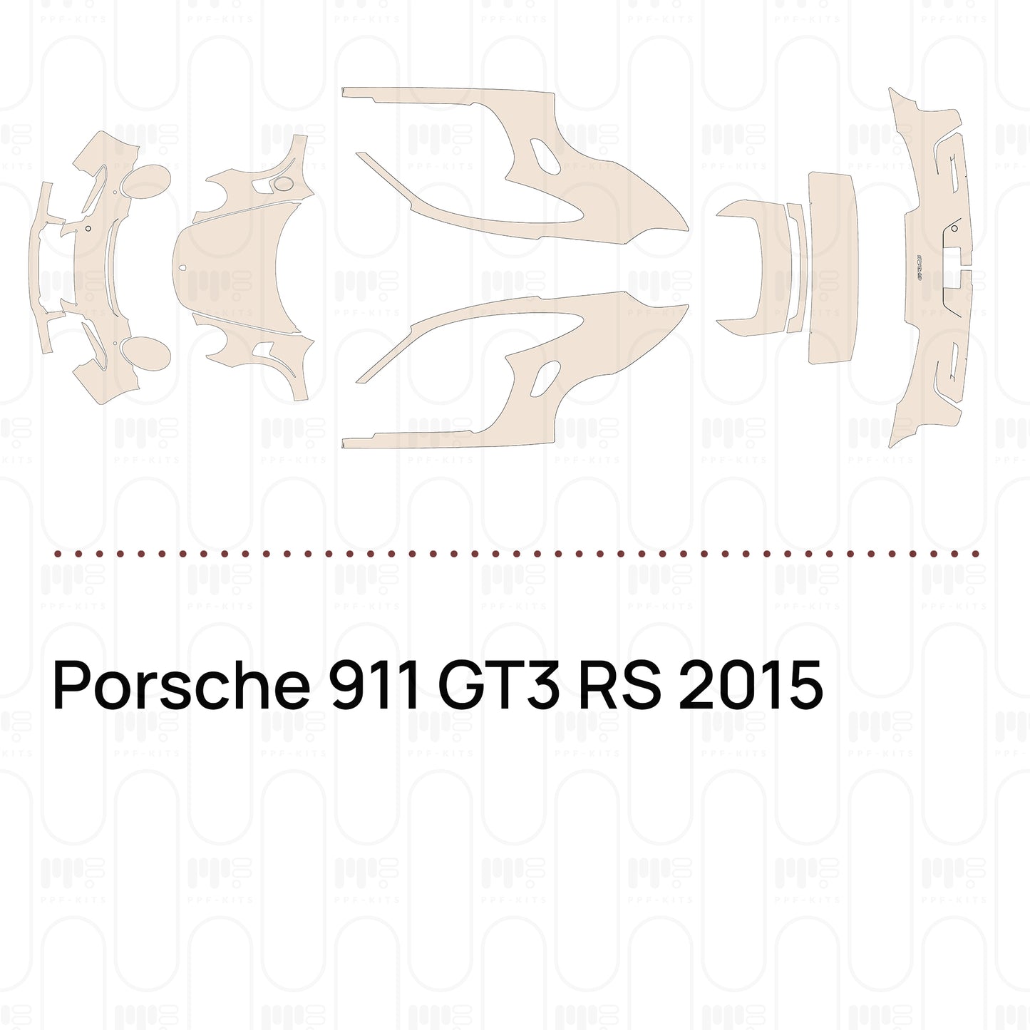 Pre-Cut PPF Porsche 911 GT3 RS 2015