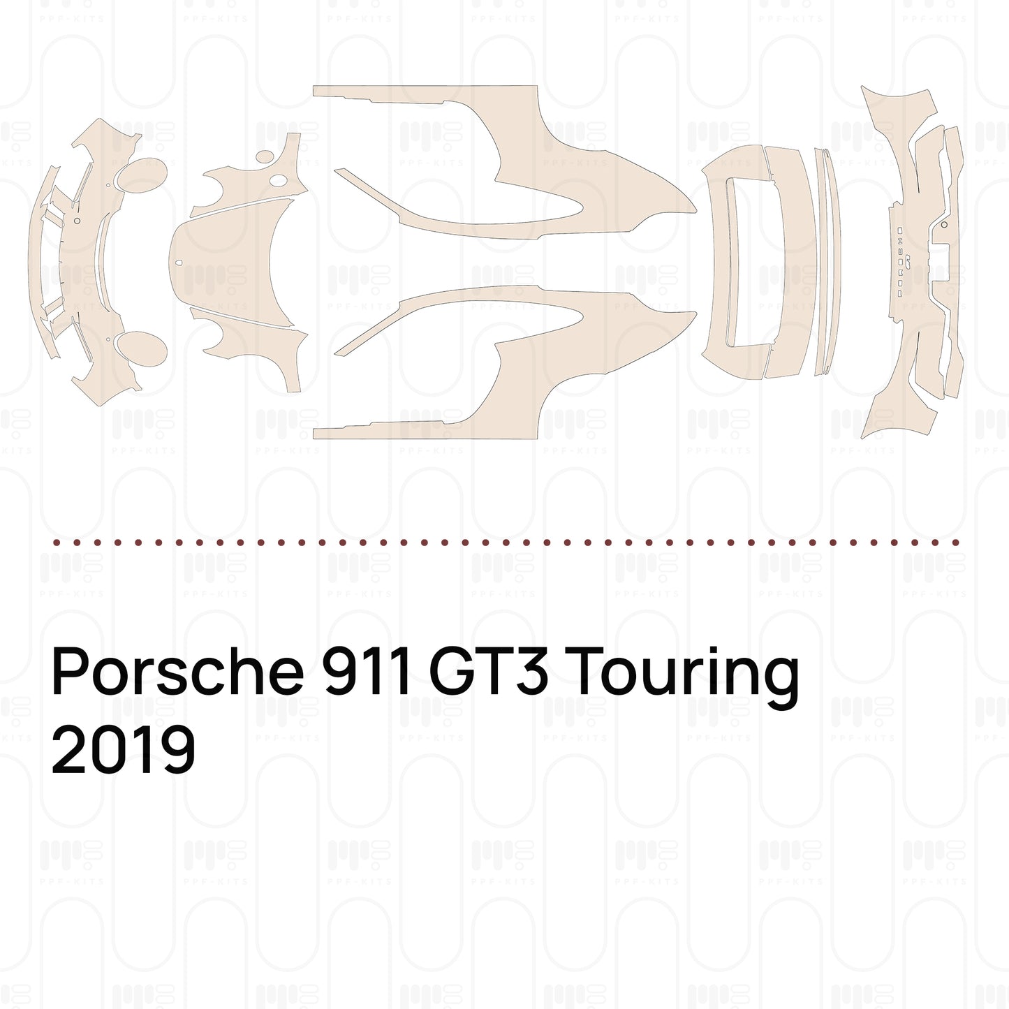 Pre-Cut PPF Porsche 911 GT3 Touring 2019