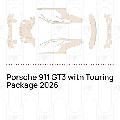 Pre-Cut PPF Porsche 911 GT3 with Touring Package 2026