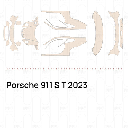 Pre-Cut PPF Porsche 911 S T 2023