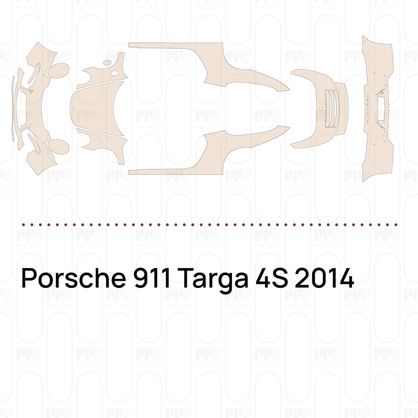 Pre-Cut PPF Porsche 911 Targa 4S 2014