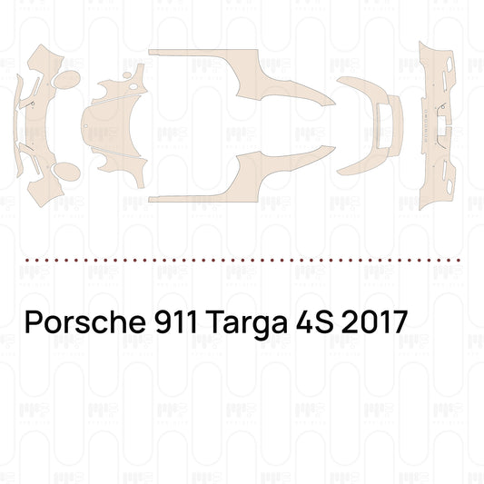 Pre-Cut PPF Porsche 911 Targa 4S 2017