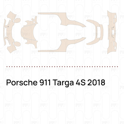 Pre-Cut PPF Porsche 911 Targa 4S 2018