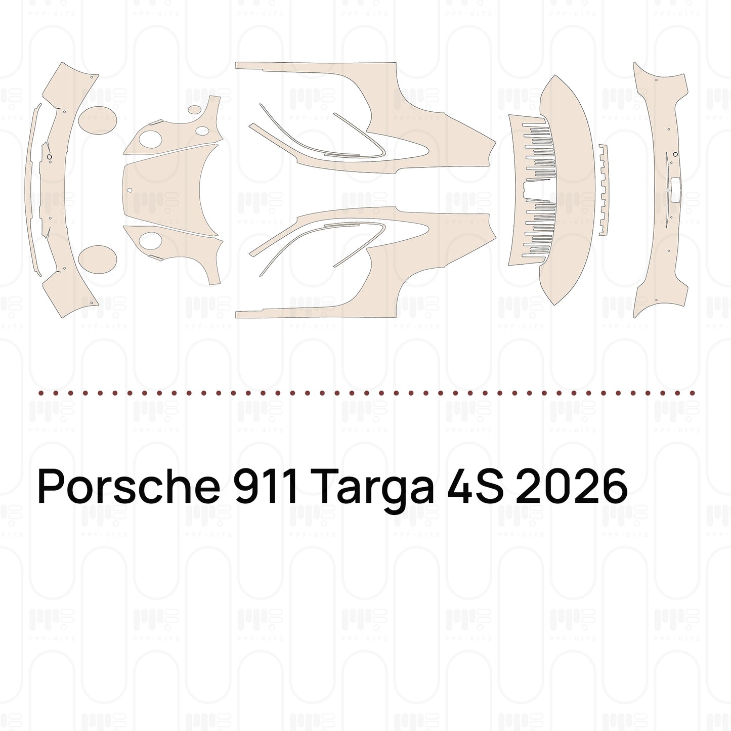 Pre-Cut PPF Porsche 911 Targa 4S 2026