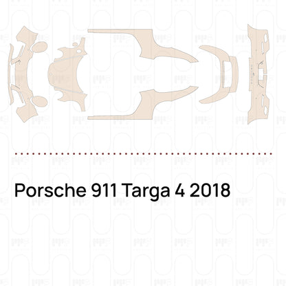 Pre-Cut PPF Porsche 911 Targa 4 2018