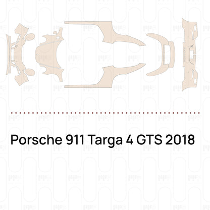 Pre-Cut PPF Porsche 911 Targa 4 GTS 2018
