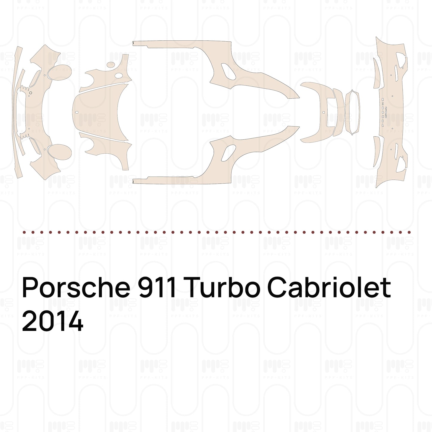 Pre-Cut PPF Porsche 911 Turbo Cabriolet 2014
