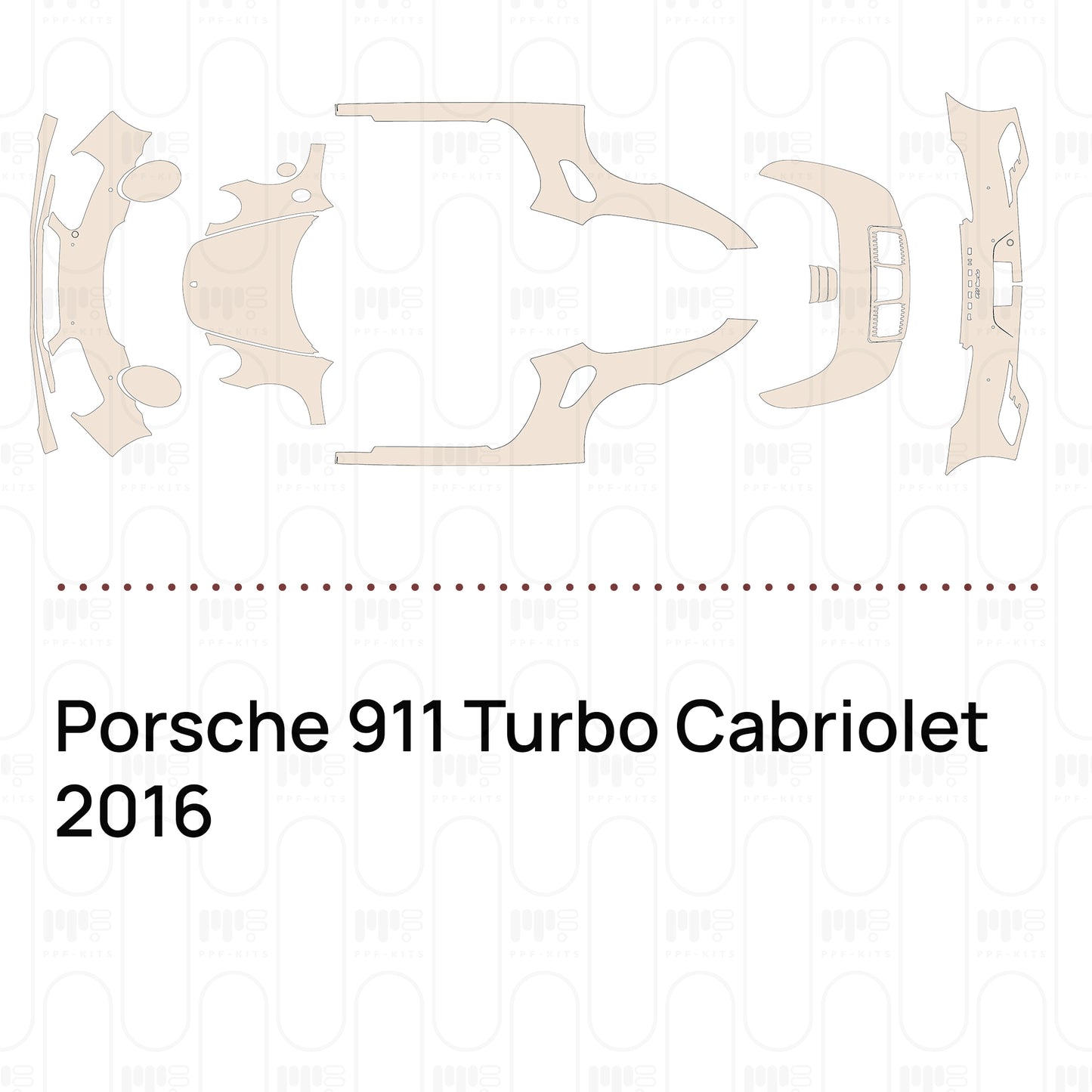 Pre-Cut PPF Porsche 911 Turbo Cabriolet 2016