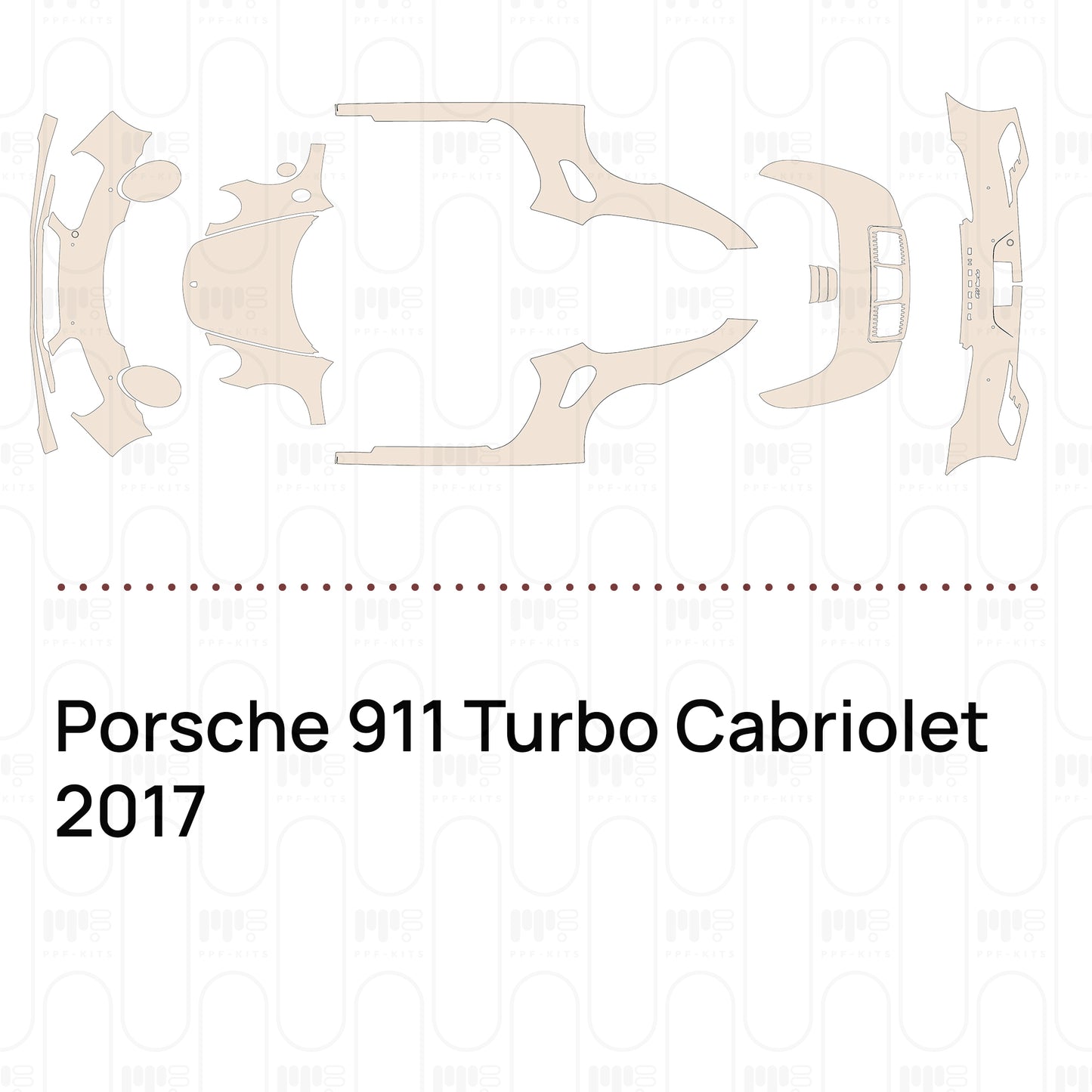 Pre-Cut PPF Porsche 911 Turbo Cabriolet 2017