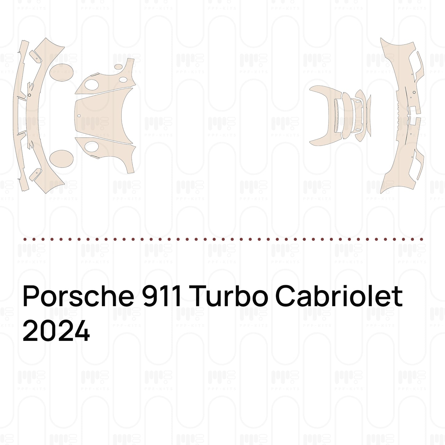 Pre-Cut PPF Porsche 911 Turbo Cabriolet 2024