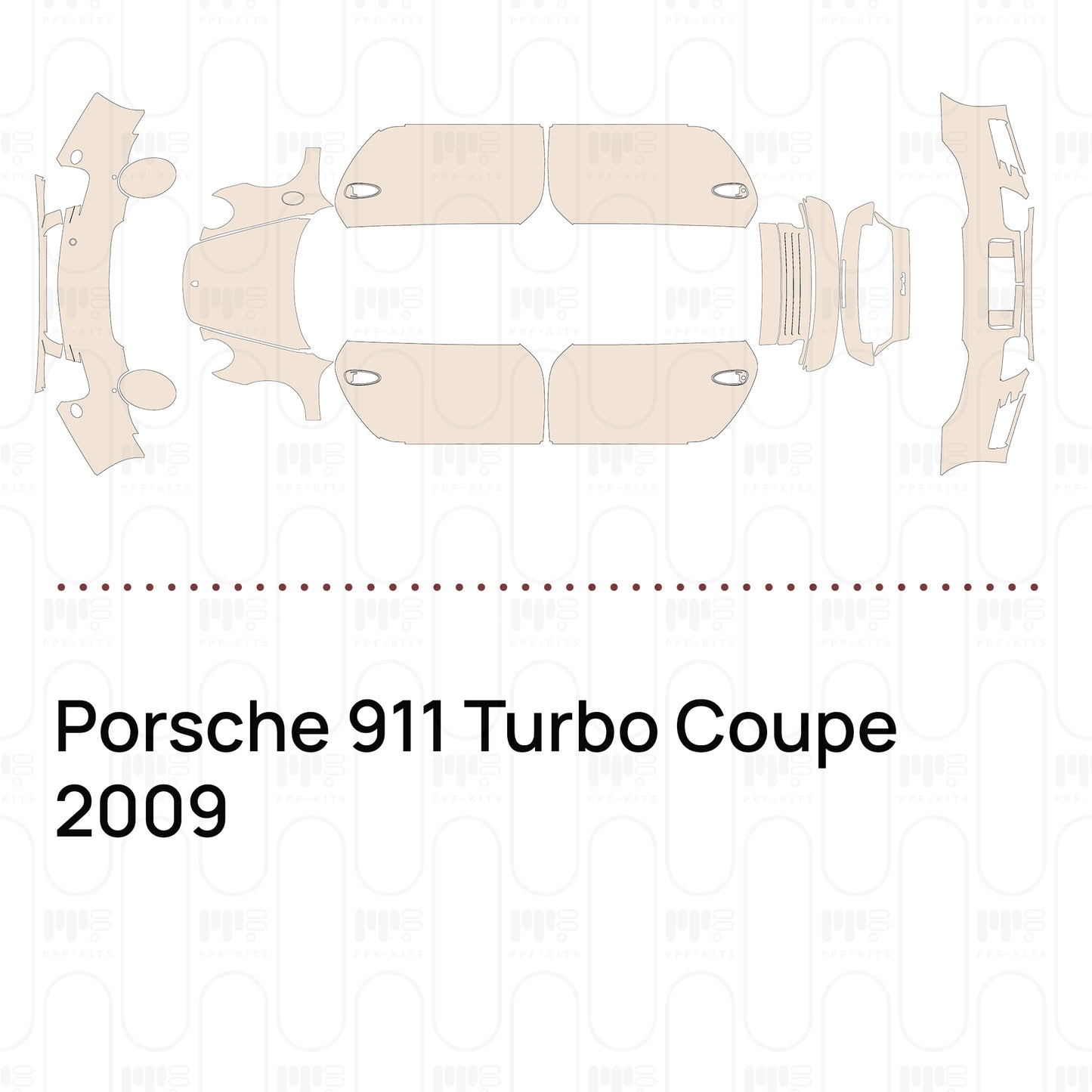 Pre-Cut PPF Porsche 911 Turbo Coupe 2009
