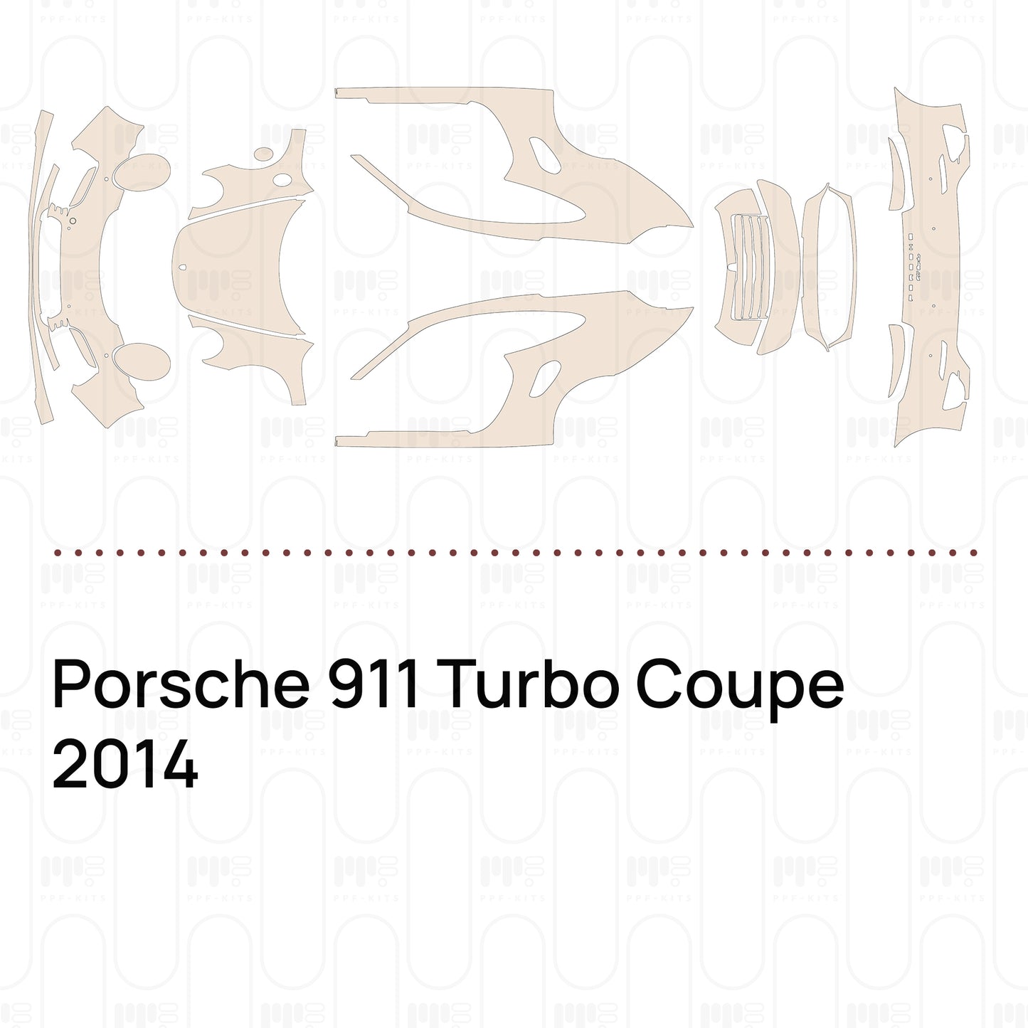 Pre-Cut PPF Porsche 911 Turbo Coupe 2014
