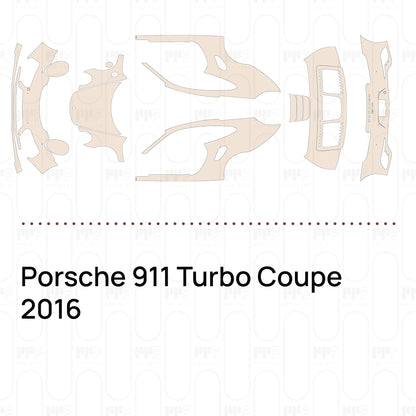Pre-Cut PPF Porsche 911 Turbo Coupe 2016