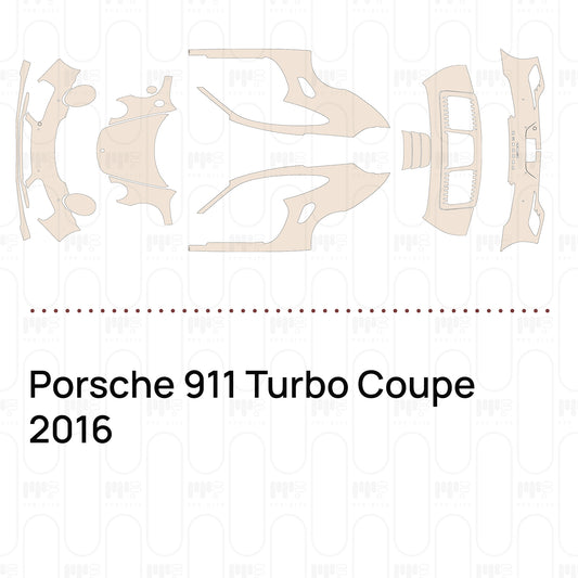 Pre-Cut PPF Porsche 911 Turbo Coupe 2016