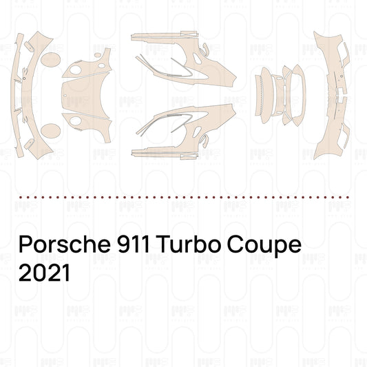 Pre-Cut PPF Porsche 911 Turbo Coupe 2021
