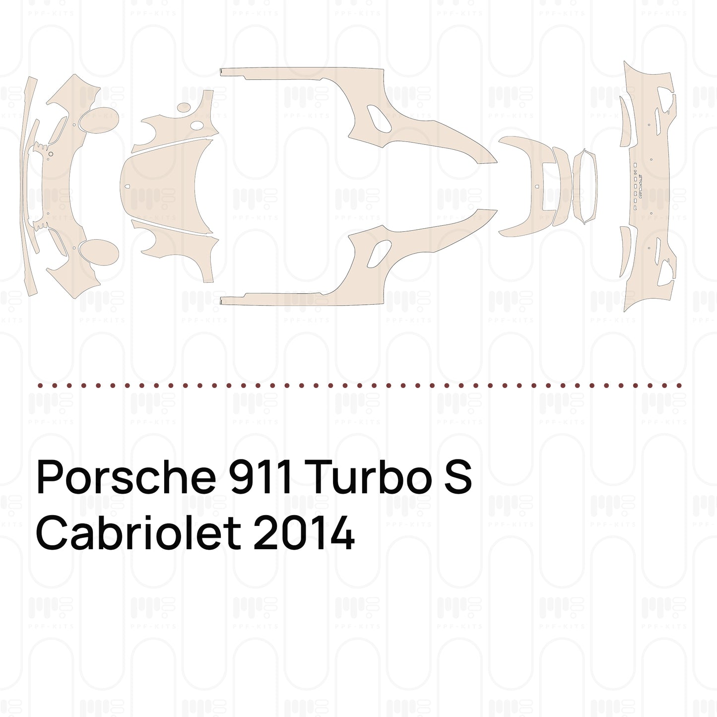 Pre-Cut PPF Porsche 911 Turbo S Cabriolet 2014