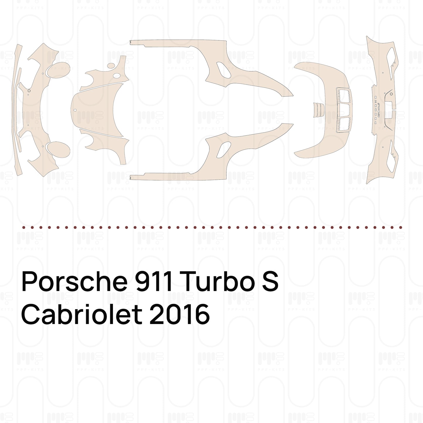 Pre-Cut PPF Porsche 911 Turbo S Cabriolet 2016