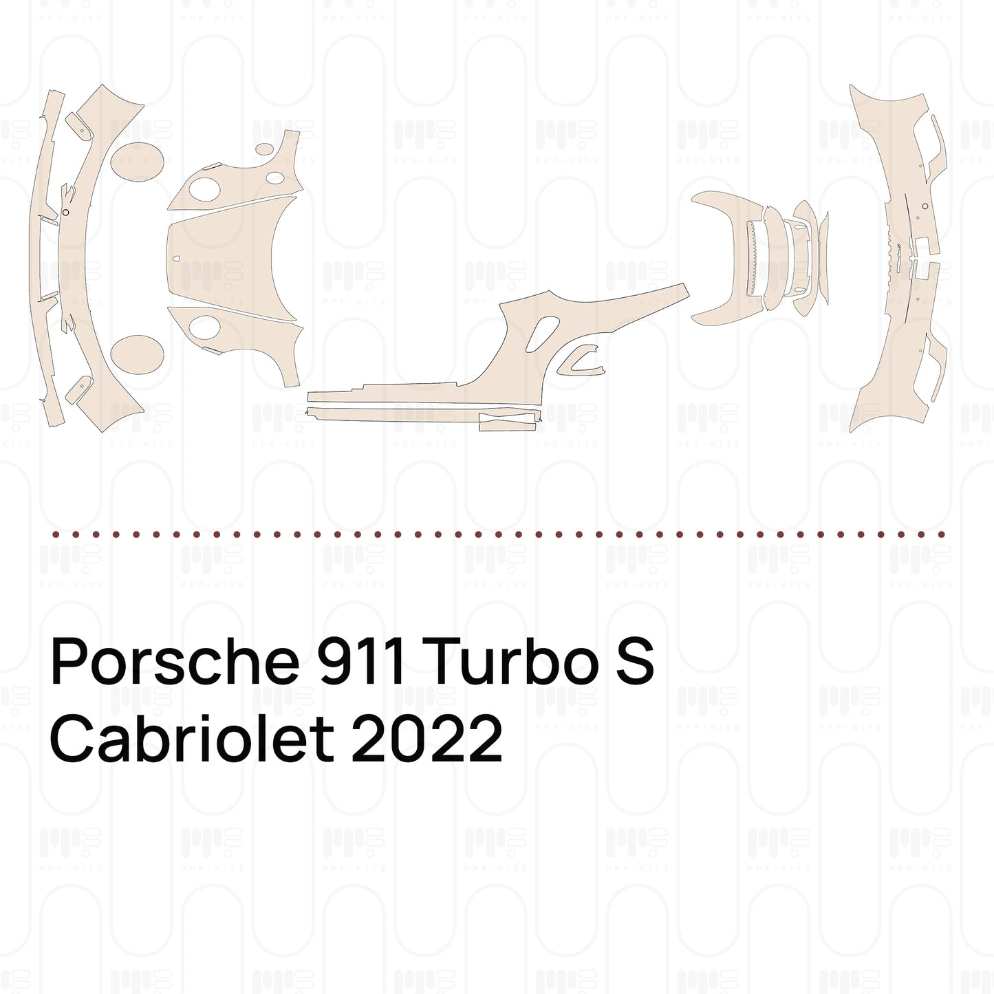 Pre-Cut PPF Porsche 911 Turbo S Cabriolet 2022