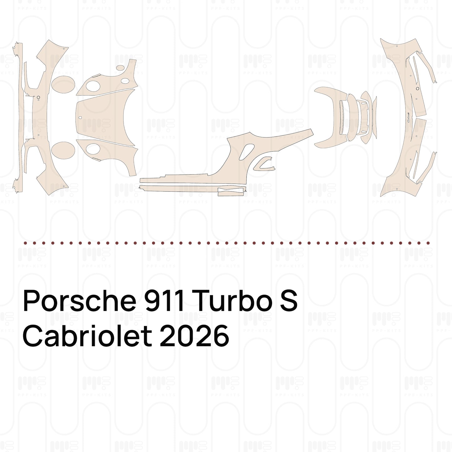 Pre-Cut PPF Porsche 911 Turbo S Cabriolet 2026