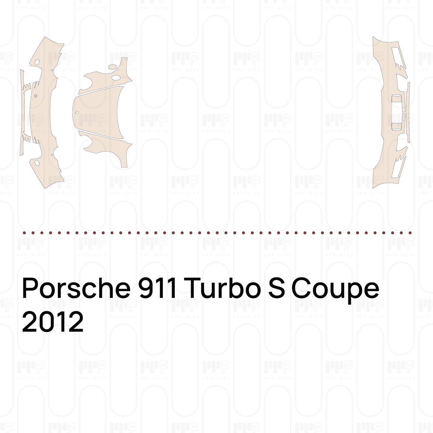 Pre-Cut PPF Porsche 911 Turbo S Coupe 2012