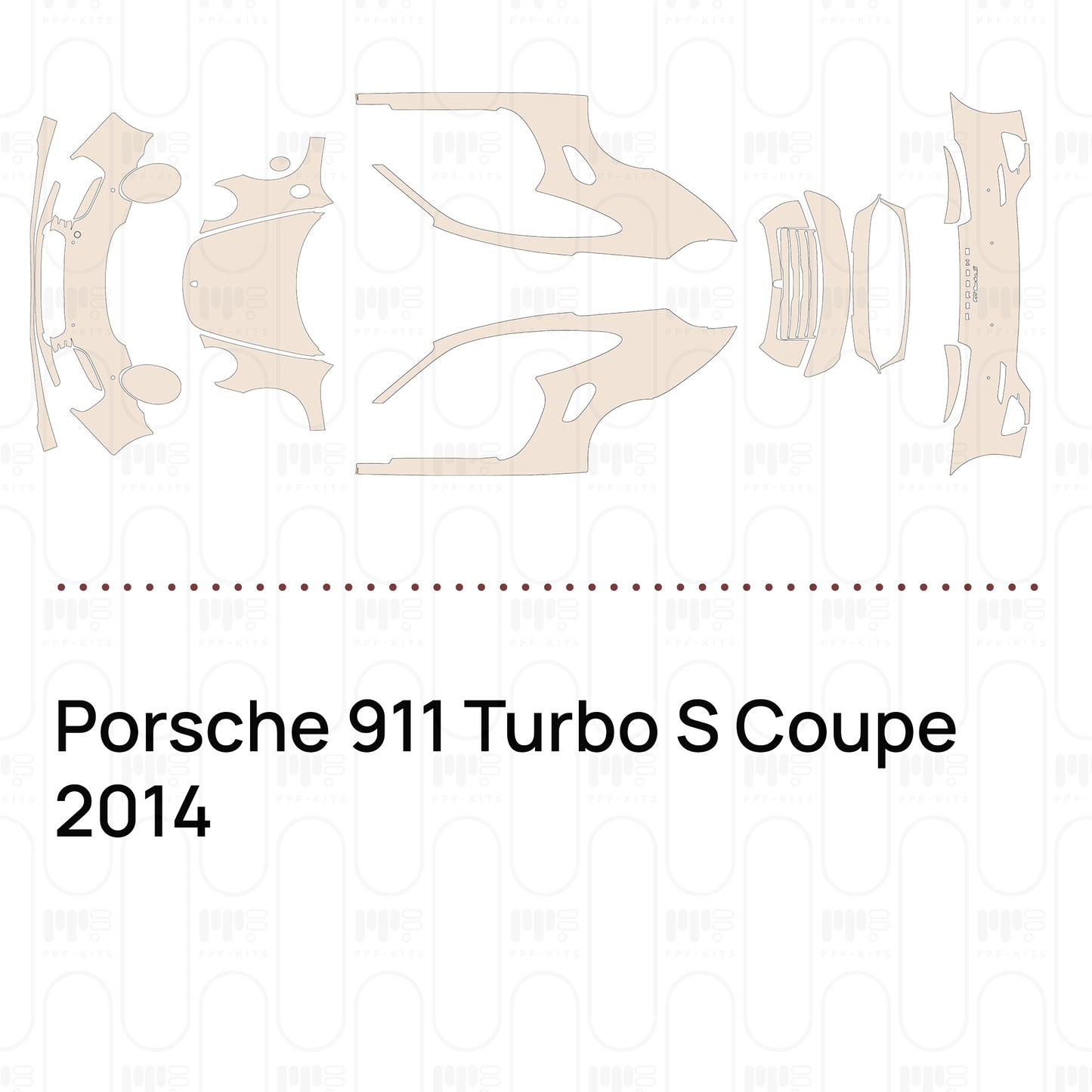 Pre-Cut PPF Porsche 911 Turbo S Coupe 2014