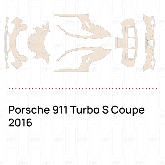 Pre-Cut PPF Porsche 911 Turbo S Coupe 2016