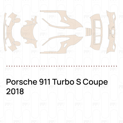 Pre-Cut PPF Porsche 911 Turbo S Coupe 2018