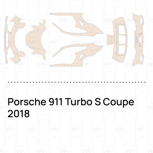 Pre-Cut PPF Porsche 911 Turbo S Coupe 2018