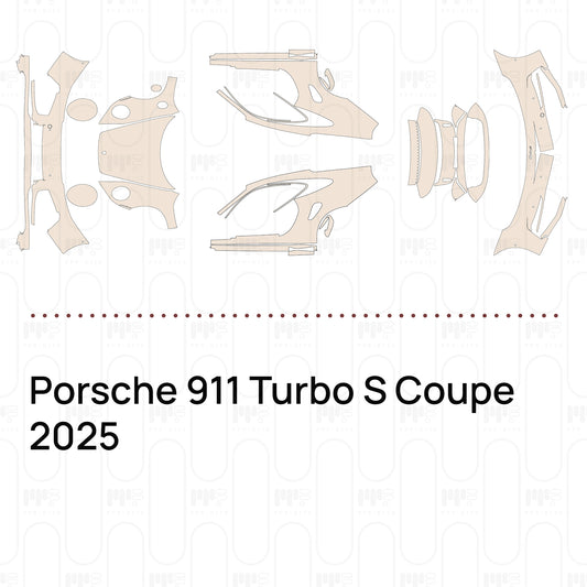 Pre-Cut PPF Porsche 911 Turbo S Coupe 2025